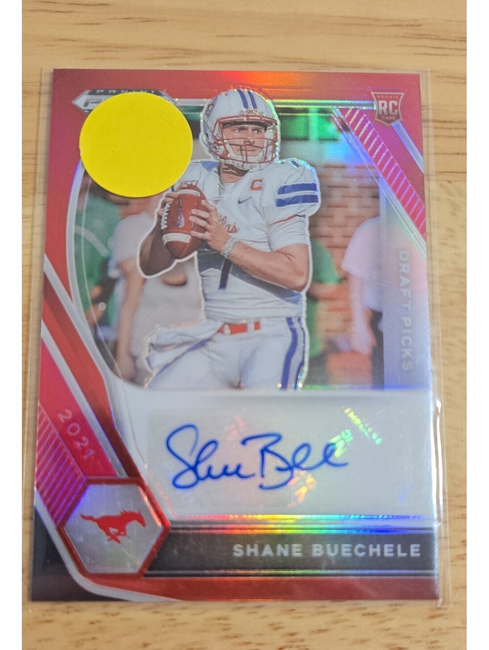 2021 Panini Prizm Draft Picks - Draft Picks Autographs Shane Buechele...